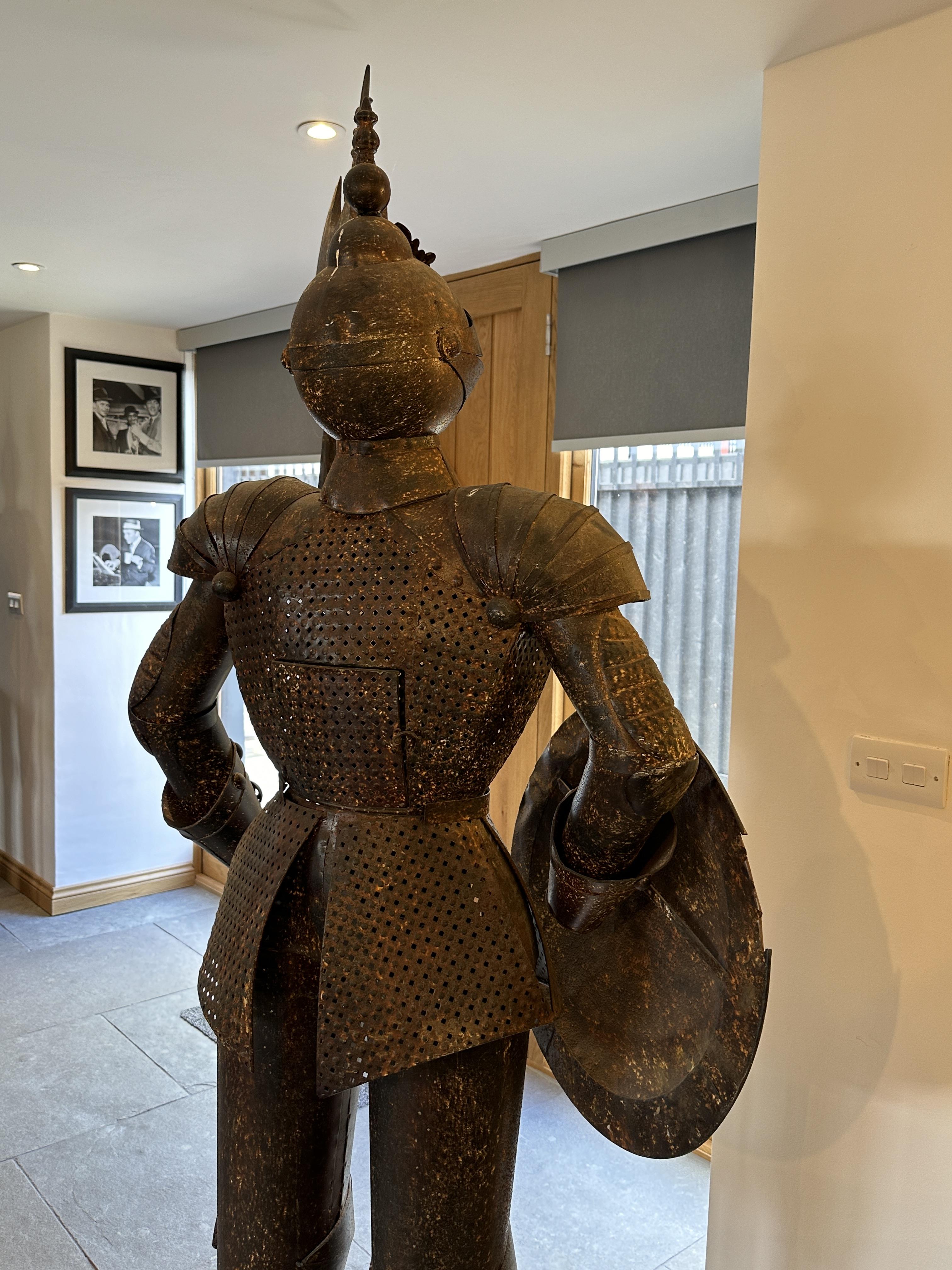 Pair of Medieval Style Full Size Suits Of Armour w - Image 40 of 44