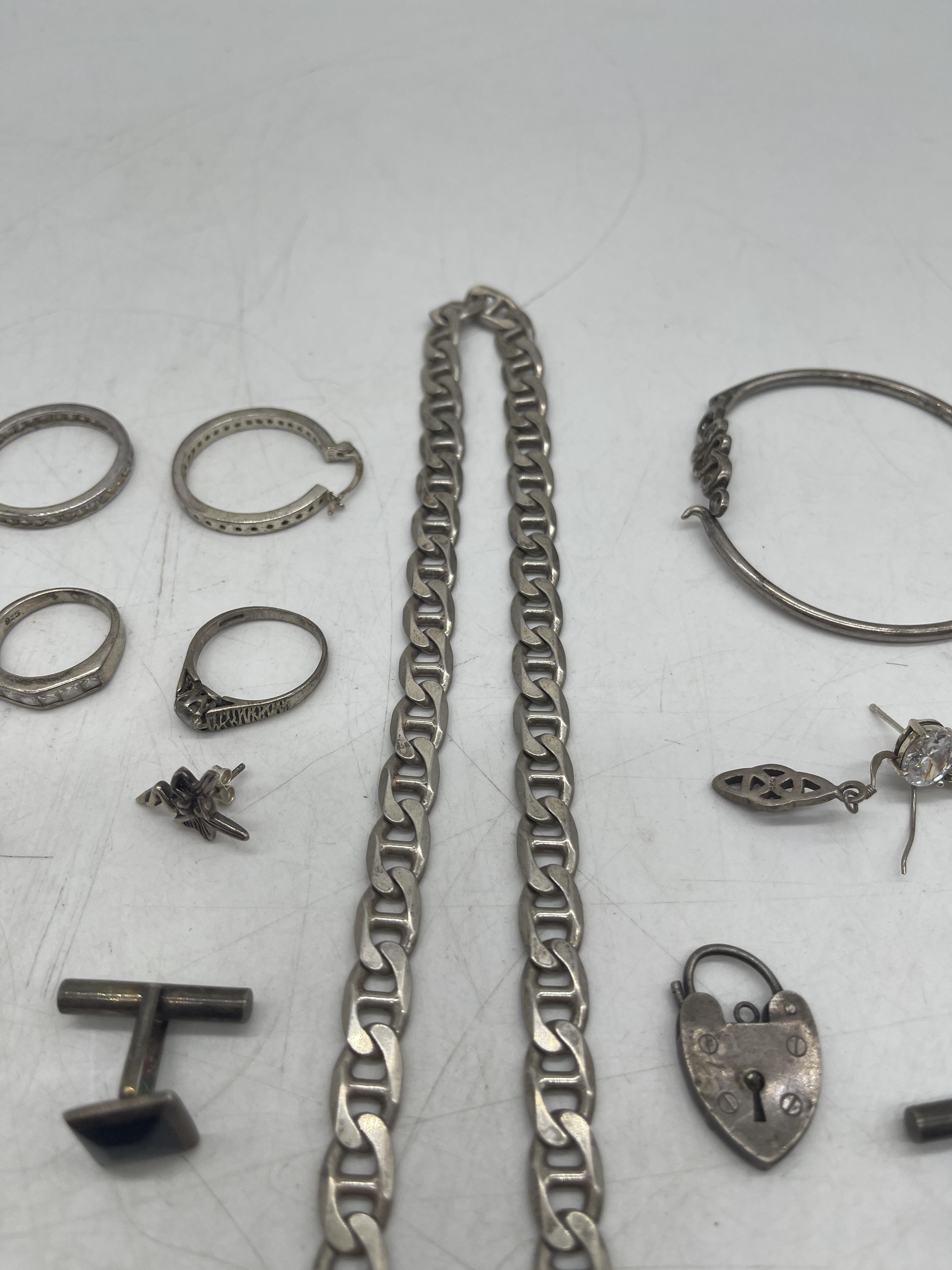 Collection of Silver Jewellery. - Image 4 of 18