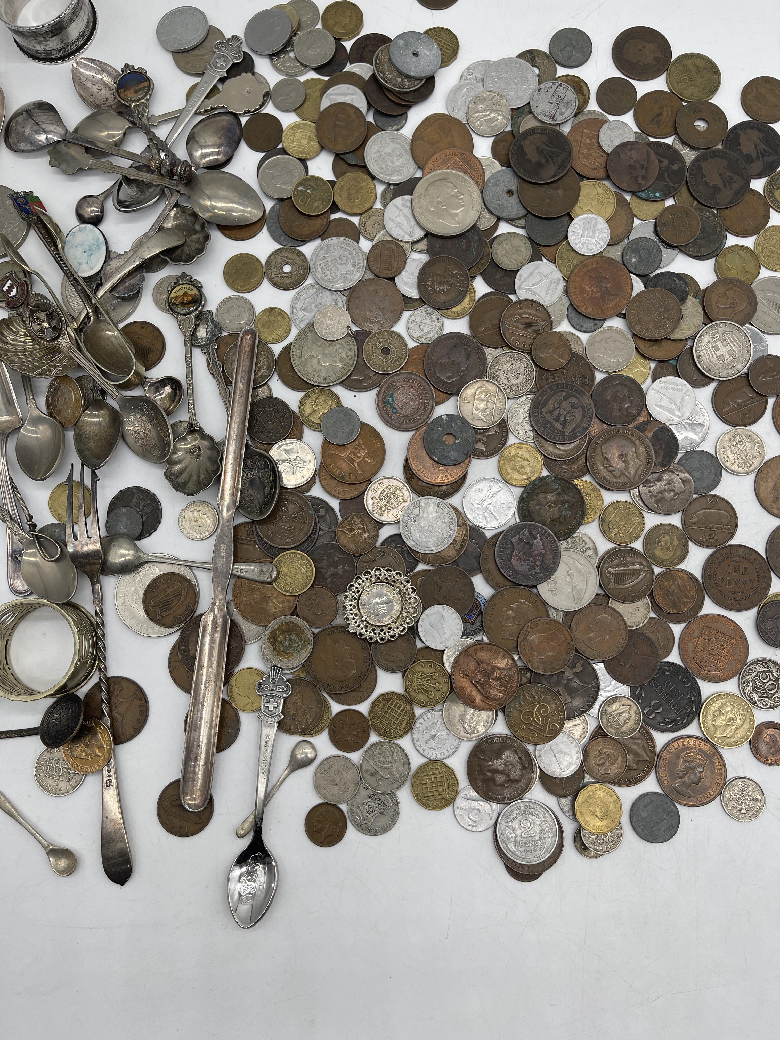 Collection of Coins and Silver Plated items. - Image 8 of 10
