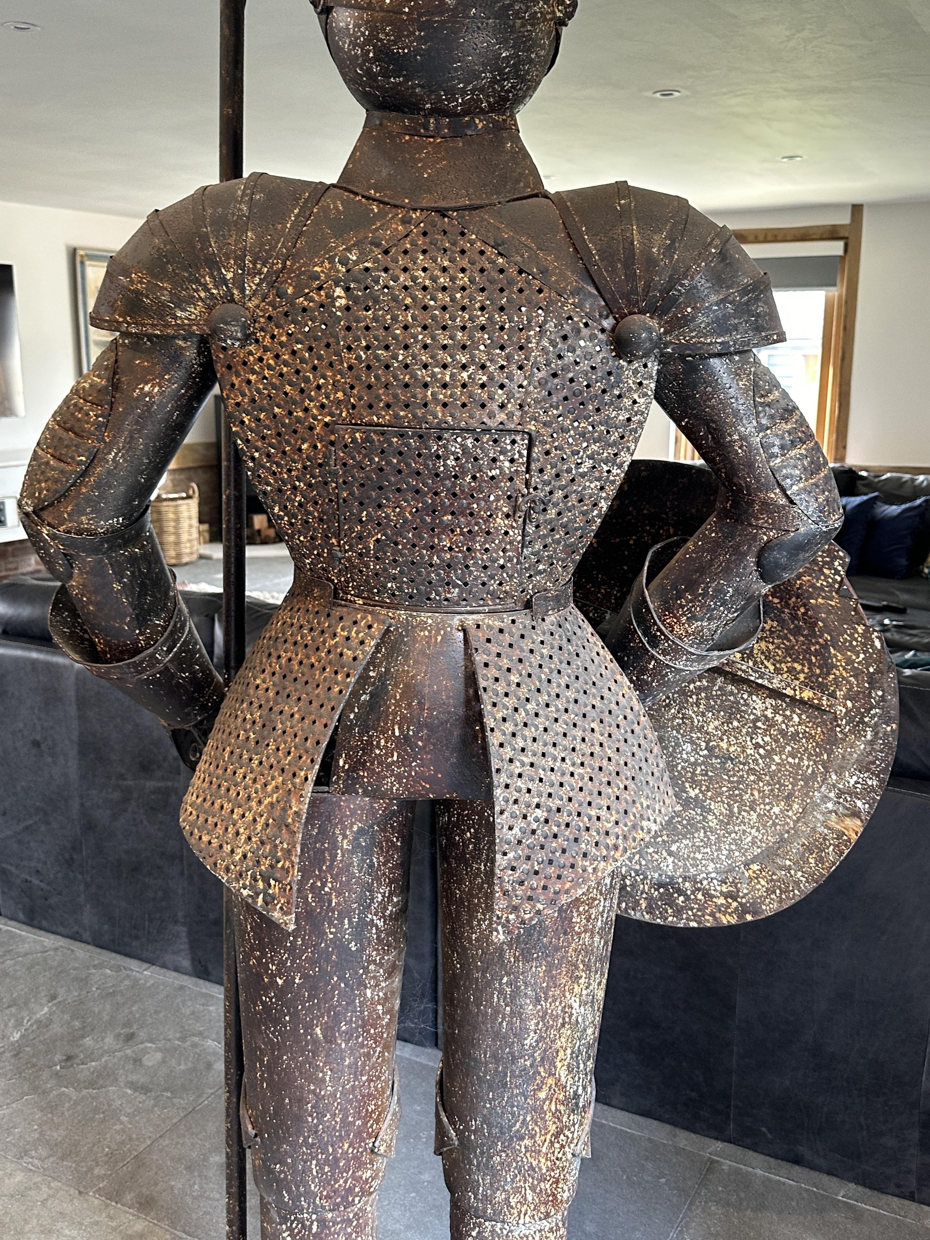 Pair of Medieval Style Full Size Suits Of Armour w - Image 17 of 44