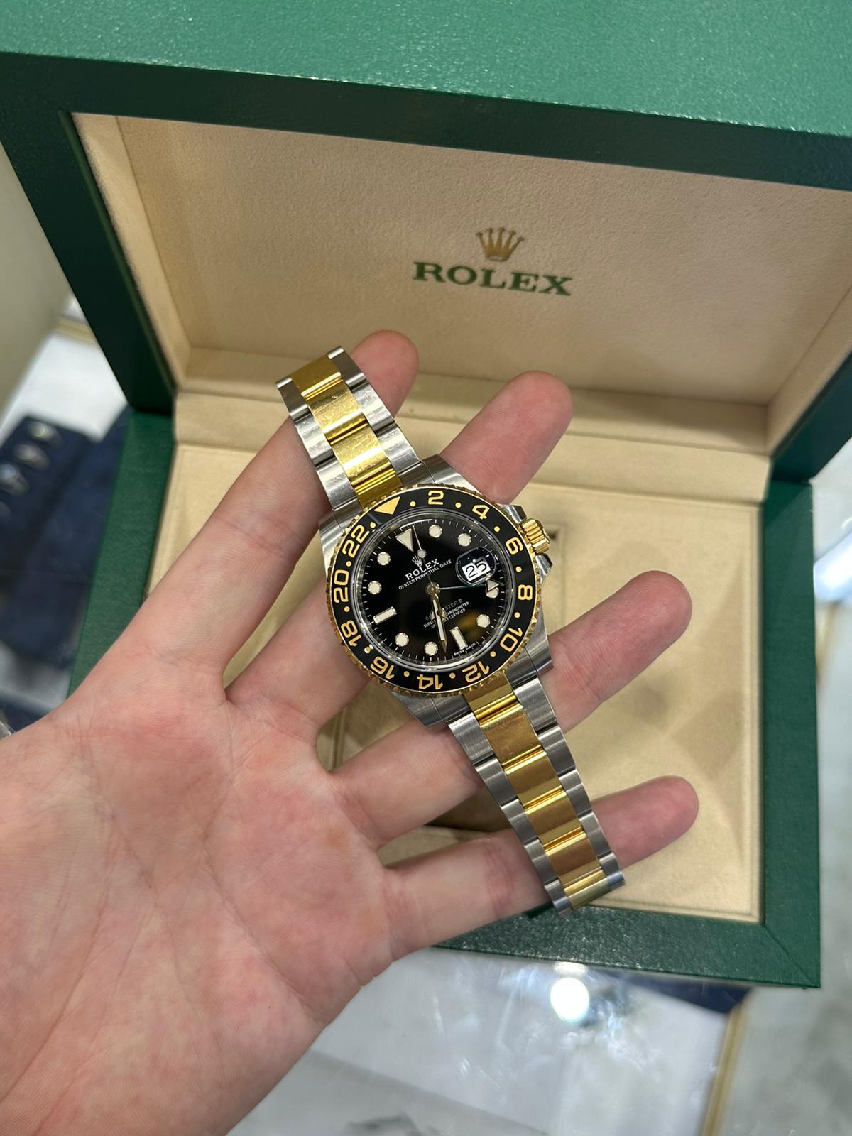 Rolex GMT-Master II steel and gold - 116713LN disc - Image 9 of 11