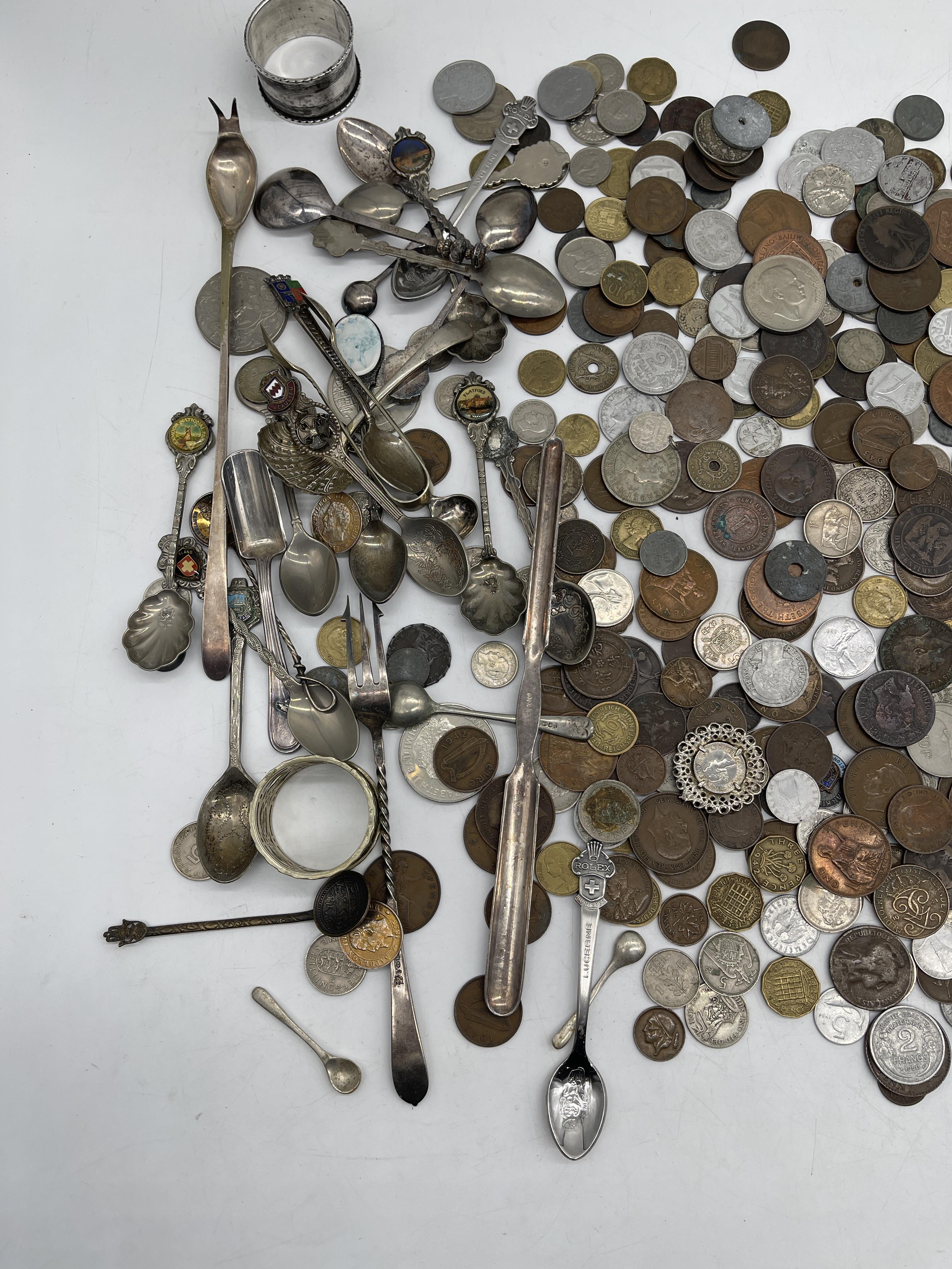 Collection of Coins and Silver Plated items. - Image 6 of 10