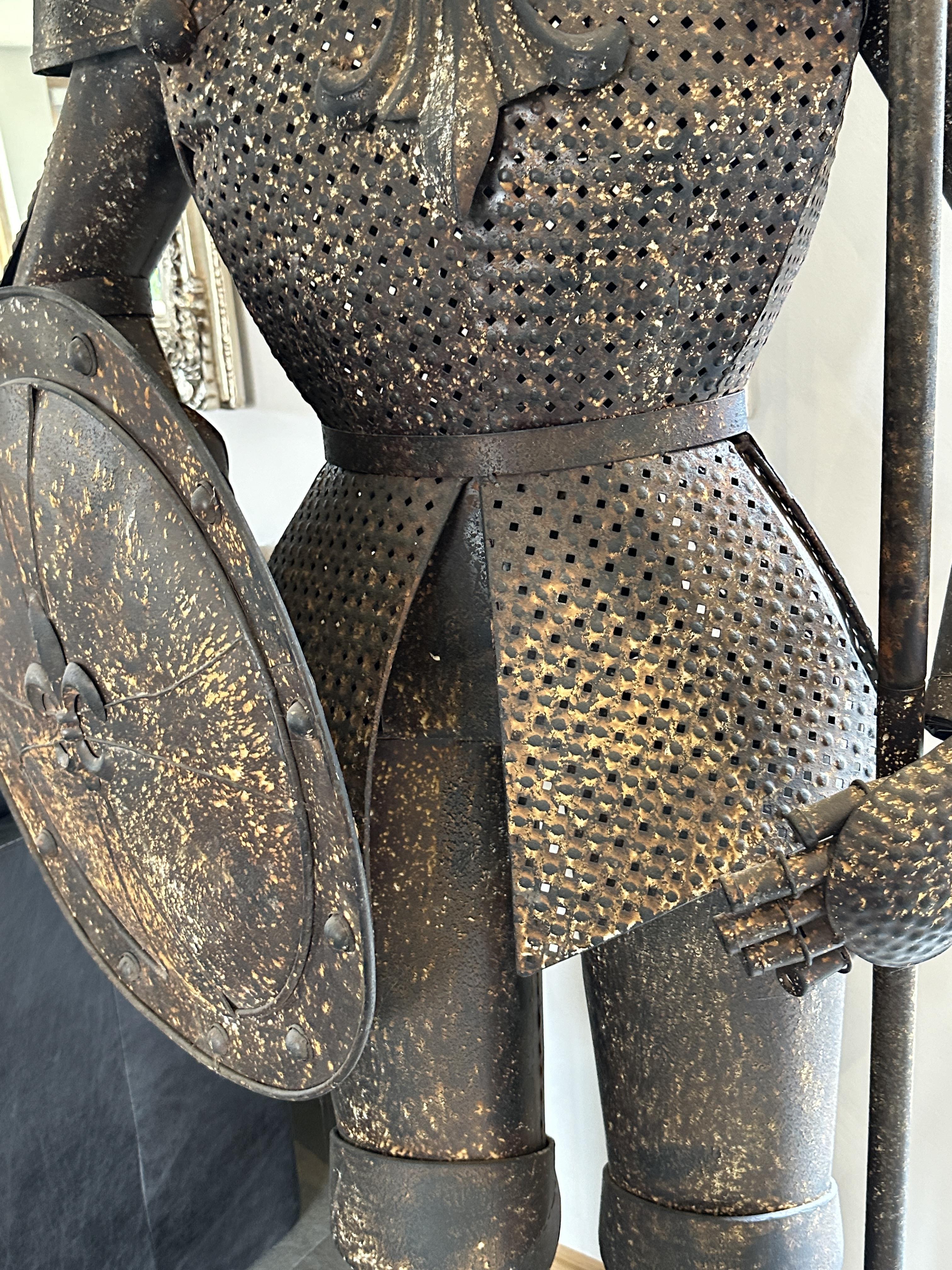 Pair of Medieval Style Full Size Suits Of Armour w - Image 9 of 44