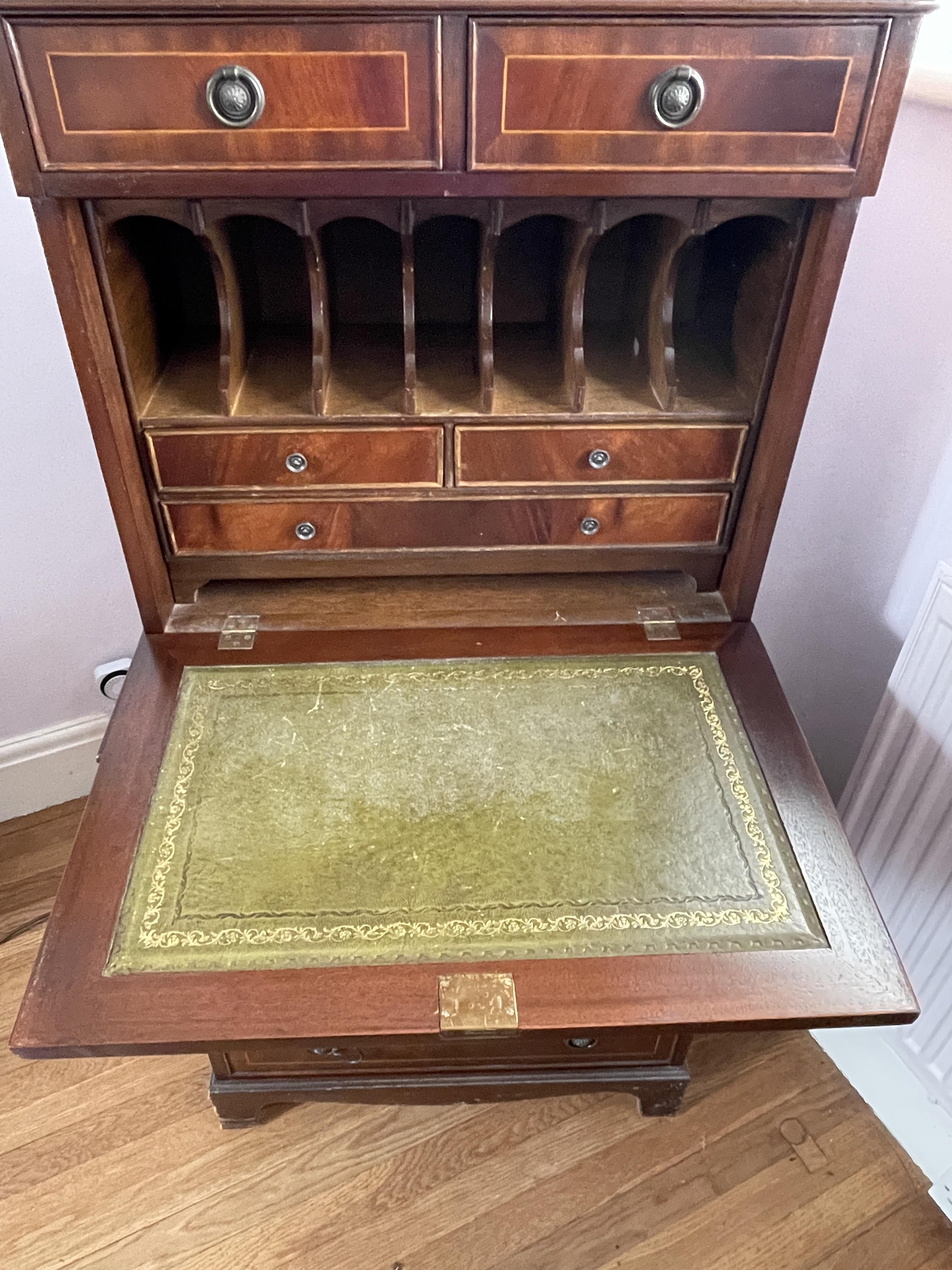Vintage Secretaire Bureau . (To be collected from - Image 9 of 23