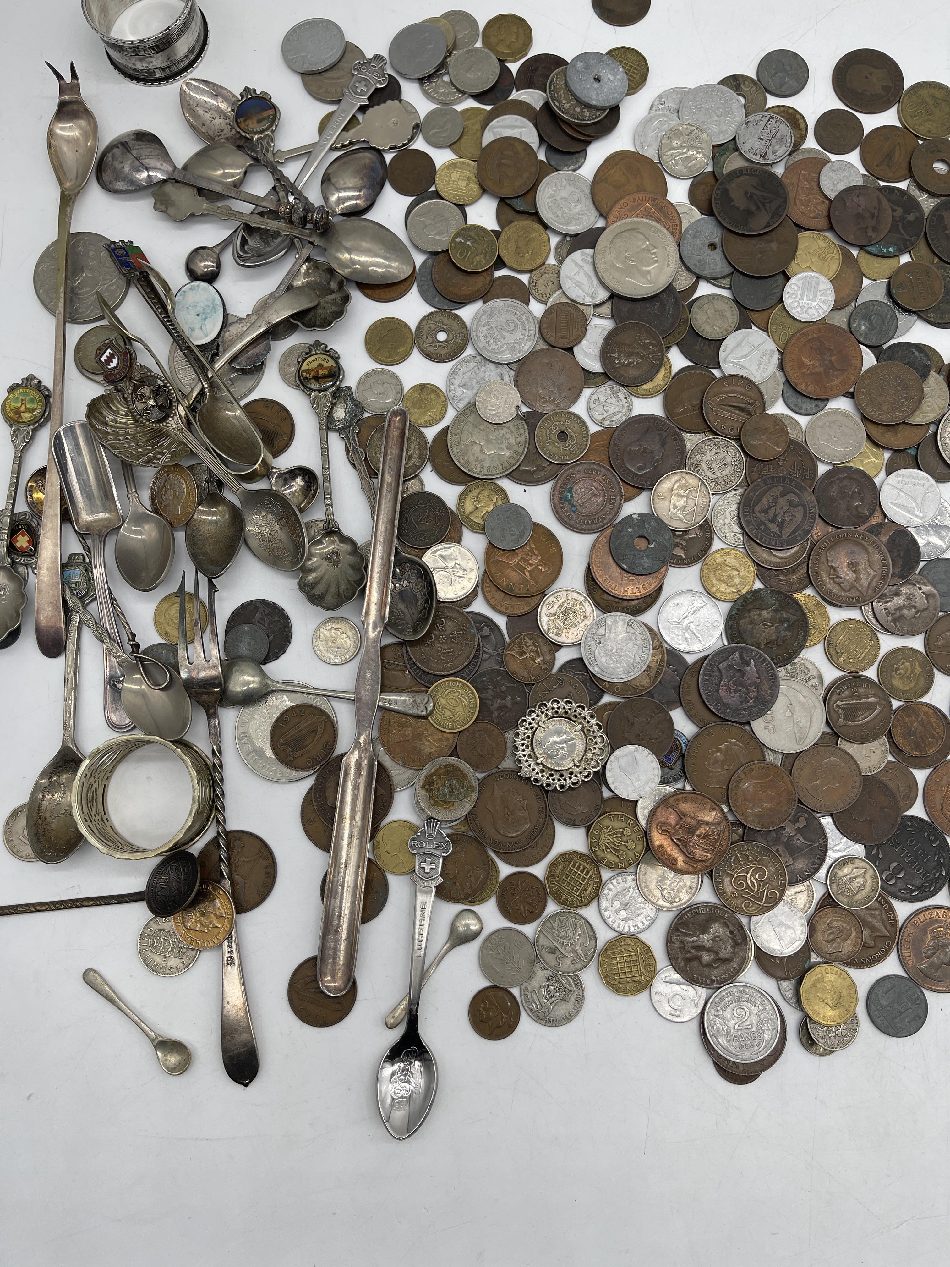 Collection of Coins and Silver Plated items. - Image 7 of 10