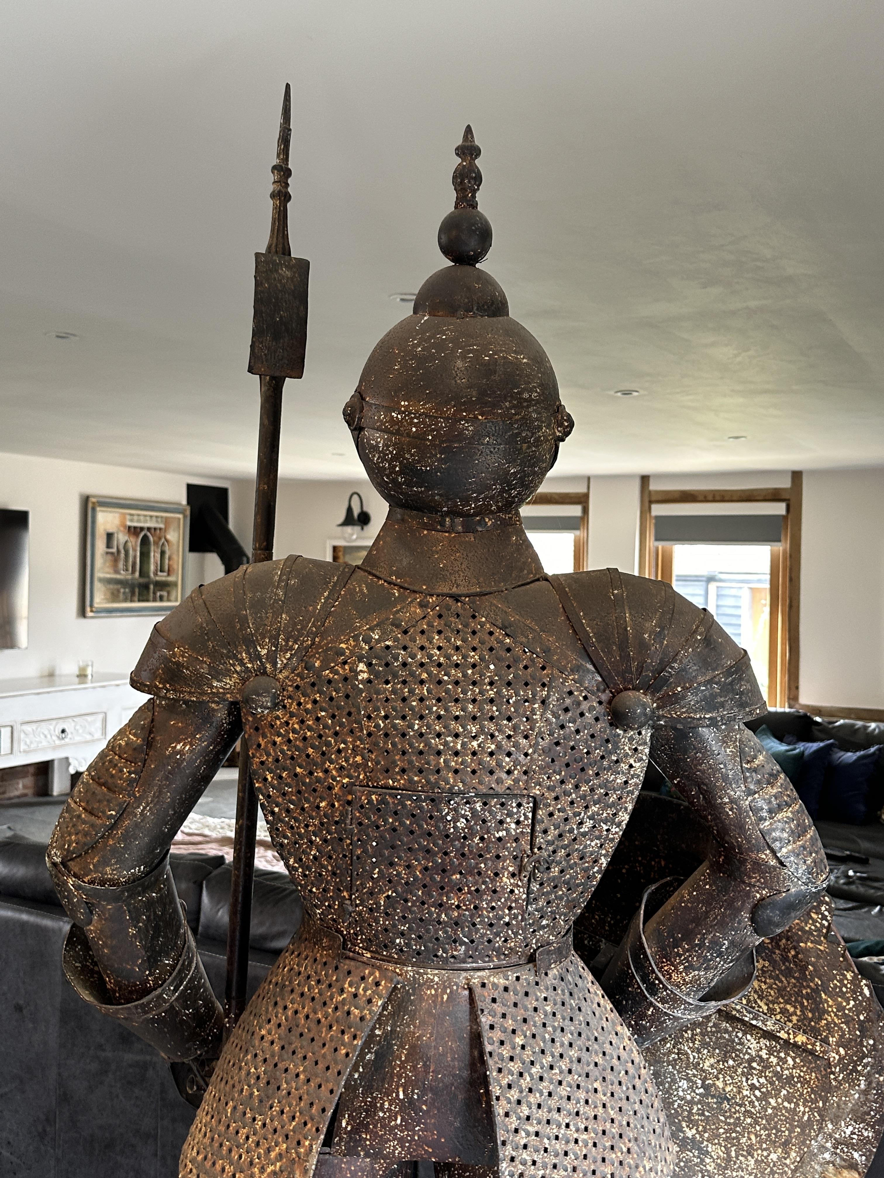 Pair of Medieval Style Full Size Suits Of Armour w - Image 16 of 44