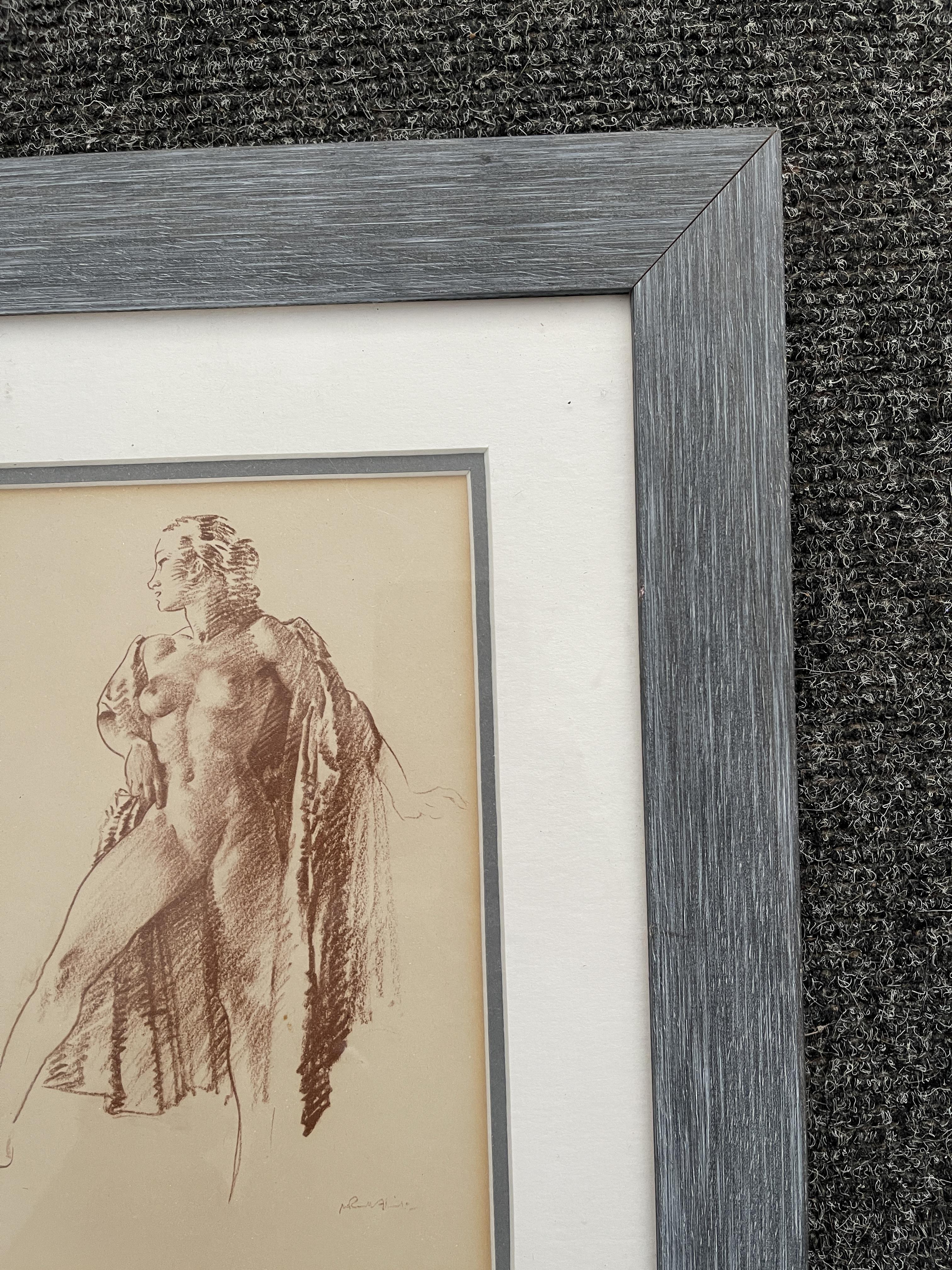 Four Framed Pictures of Nude Woman, all signed. - Image 14 of 45