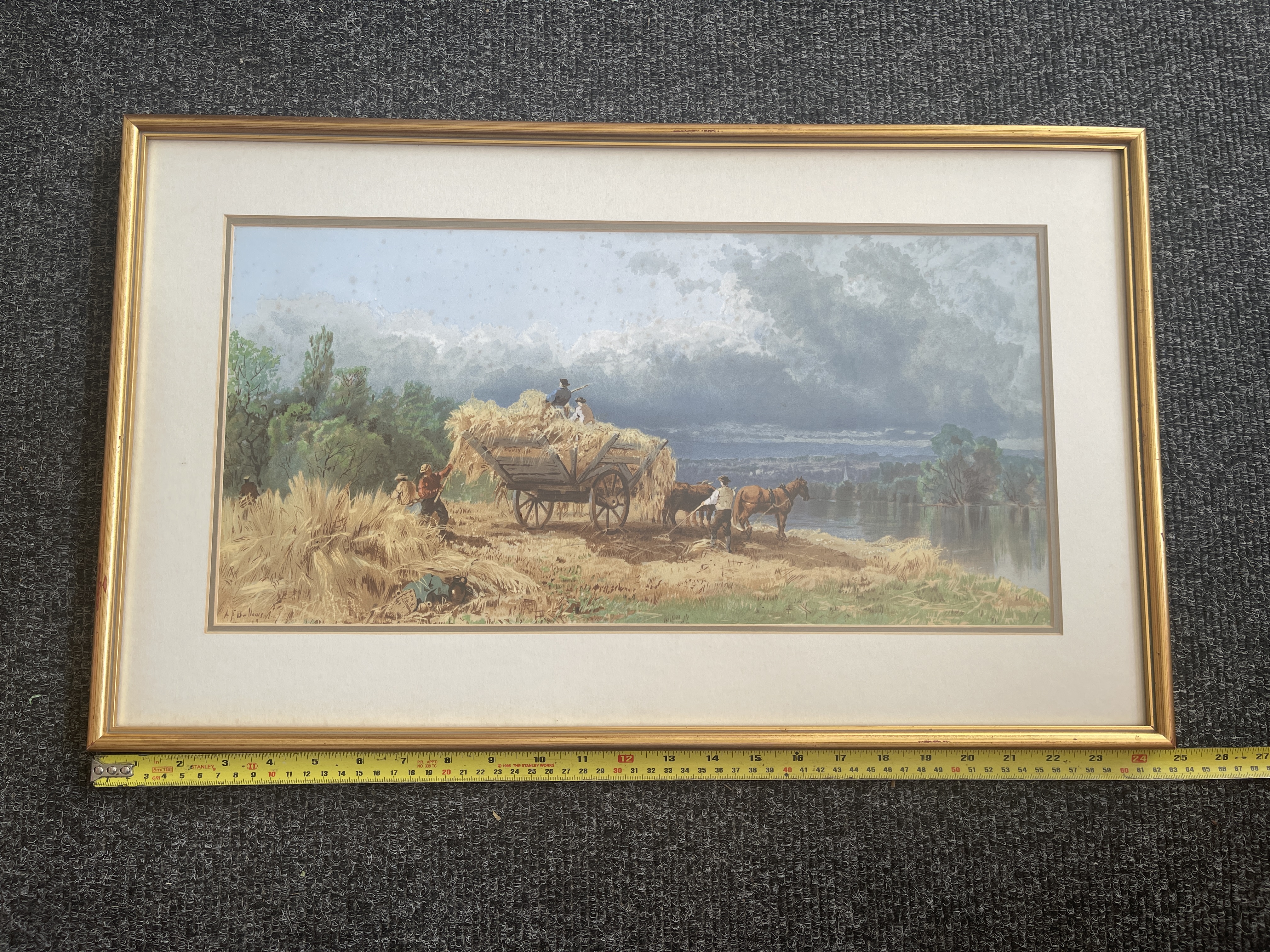 Albert Fitch Bellows - Signed and Framed Watercolo - Image 19 of 22