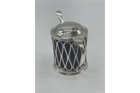 Three Hallmarked Silver Condiment Pots. Total Wei - Image 10 of 20