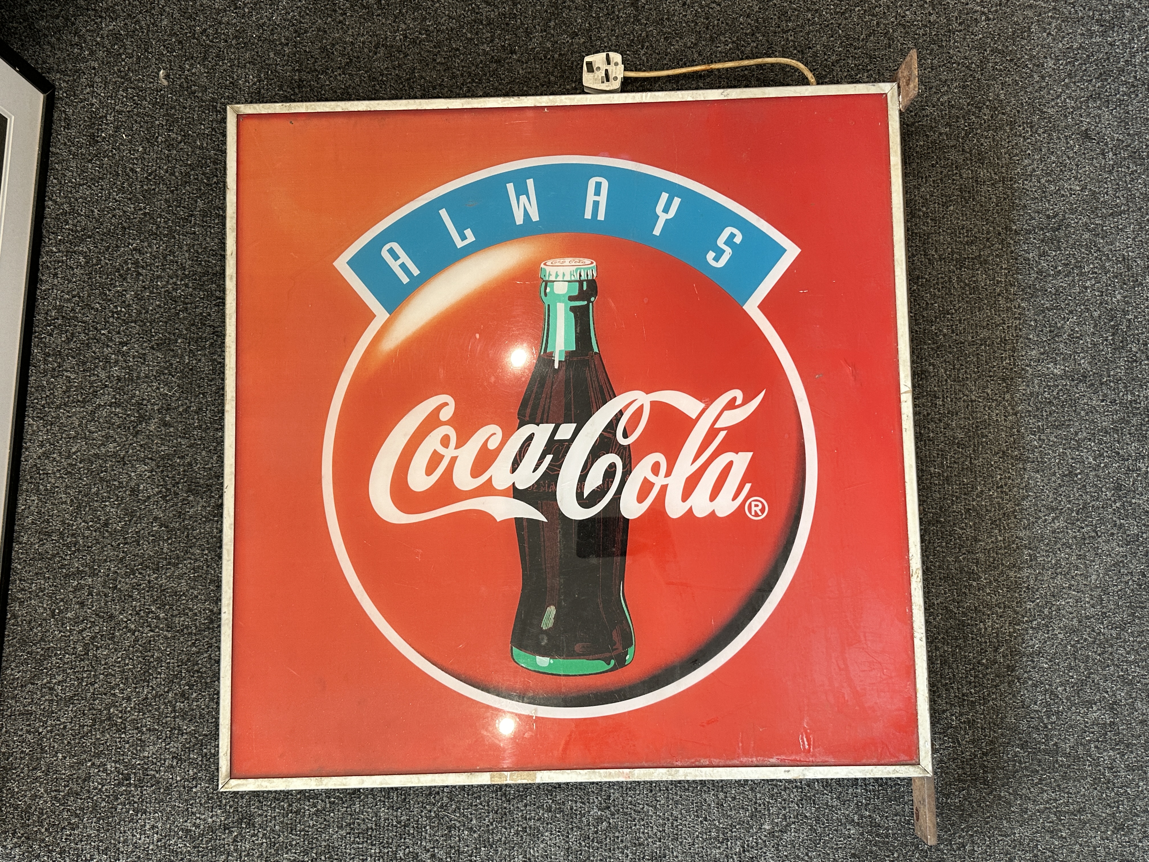 Always Coca-Cola double Sided Large Metal Illumina