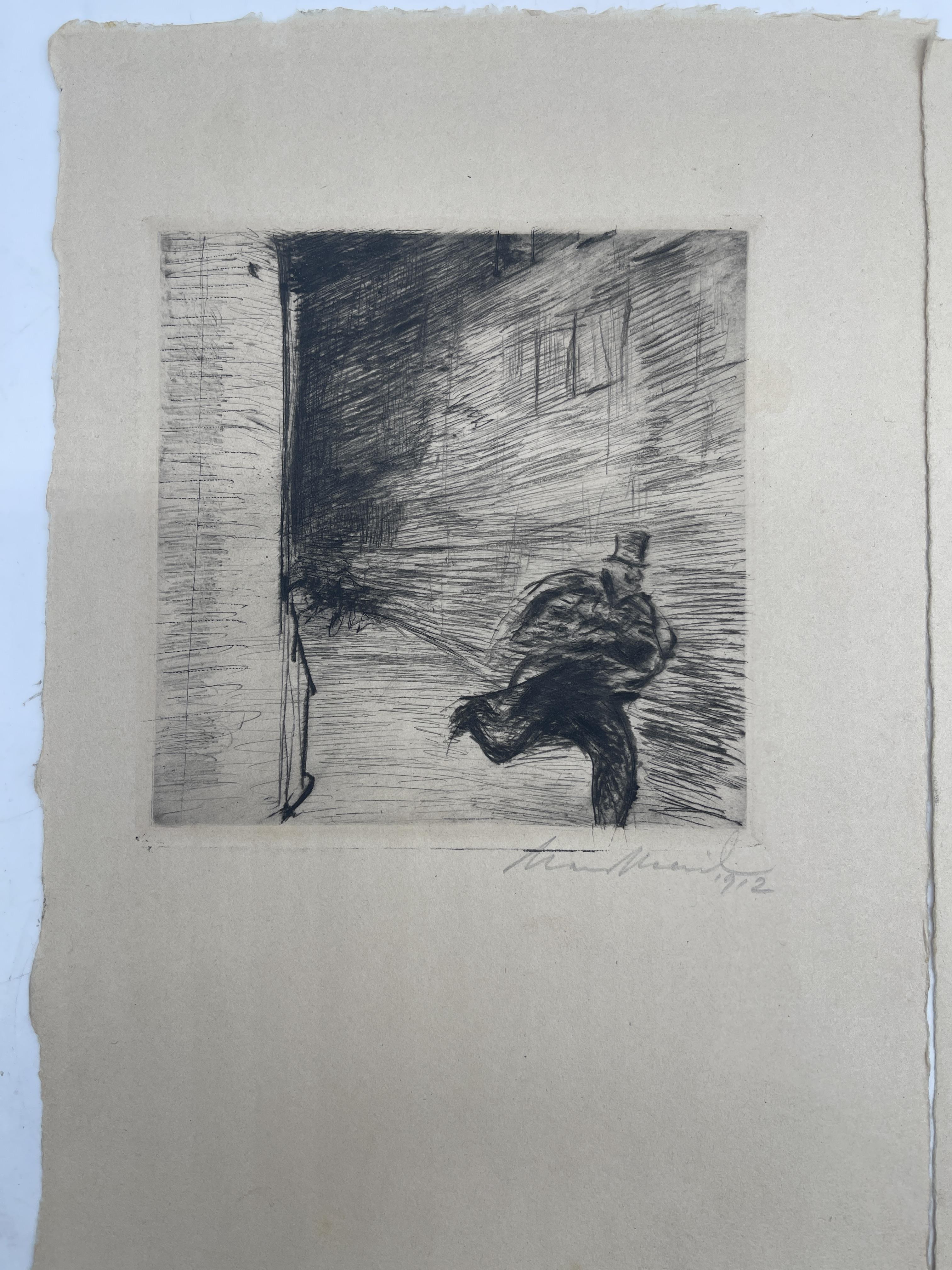 Hans Meid - Etchings. Signed. Collection of five - Image 3 of 13