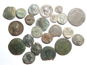 Large Group of Ancient Coins. Iron Age, Roman and later pieces. Circa 1st century BC-17th century