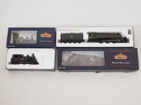 A pair of BACHMANN OO gauge steam locomotives comprising a Class J72 in BR black and a Class A4 '