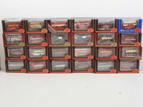 A group of EFE 1:76 scale diecast buses and lorries in mixed liveries - VG in G/VG boxes (24)
