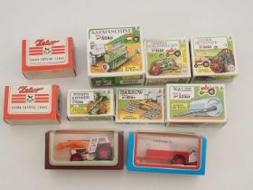 A group of Czechoslovakian/Czech produced tractor and agricultural equipment comprising: plastic