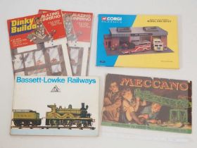 A group of mixed collectables comprising 2 x DINKY Builda 'Blazing Inferno' card kits, a CORGI