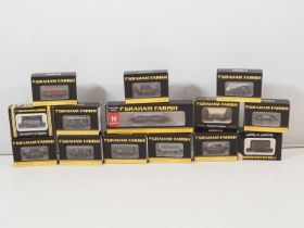 A group of GRAHAM FARISH N gauge wagons, mostly Southern Railway or Southern Region examples - VG/
