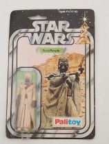 A PALITOY STAR WARS Sandpeople figure on original 12 back card (SW-12A) from the first year of