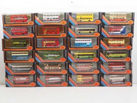 A group of EFE 1:76 scale diecast buses in mixed liveries - VG in G/VG boxes (24)