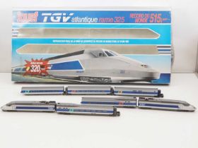 A JOUEF HO gauge French outline TGV Atlantique train set comprising a 7-car TGV train - no track