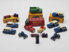 A group of diecast cars and vehicles by DUBLO DINKY both boxed and unboxed - F/G in G boxes (where
