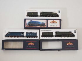 A group of BACHMANN OO gauge Class A4 steam locomotives comprising: 'Dominion of New Zealand' and '