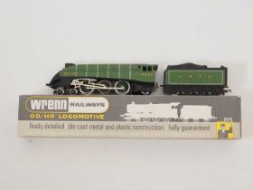 A WRENN OO gauge W2209A Class A4 steam locomotive 'Great Snipe' in LNER green livery - VG in G/VG