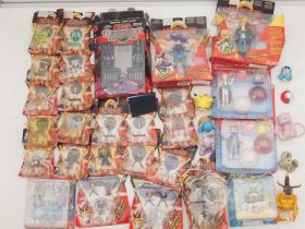 A large quantity of carded and uncarded figures from the YU-GI-OH! And POKEMON ranges by MATTEL