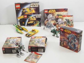 STAR WARS LEGO - A group of Episode 2 and 3 sets comprising: 7133 Bounty Hunter Pursuit (complete