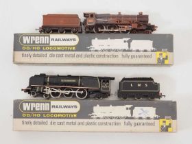 A pair of WRENN OO gauge steam locomotives comprising: a W2227 'City of Stoke on Trent' in LMS black