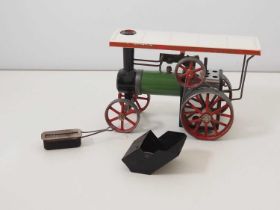 A MAMOD steam tractor - appears complete except for steering handle - F/G (unboxed)