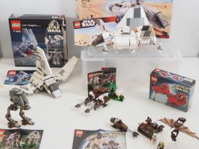 STAR WARS LEGO - A group of 2003 issued sets comprising: 7119 Twin-Pod Cloud Car (complete with