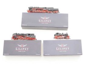 A group of LILIPUT German Outline Ho gauge steam locomotives comprising classes BR52, BR62 and