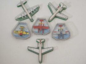 A group of diecast aircraft in 1:72 and 1:200 scales by EDISON AIR LINE and TEKNO - VG in G/VG boxes