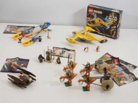 STAR WARS LEGO - A group of 1999 issued sets comprising: 7101 Lightsaber Duel, 7111 Droid Fighter,