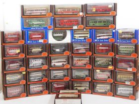 A group of EFE 1:76 scale diecast buses in mixed liveries to include several code 3 editions - VG in