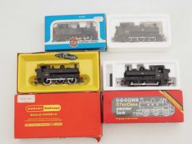 A group of OO gauge small steam tank locomotives by HORNBY and AIRFIX - G/VG in G boxes (one part