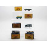 A group of MATCHBOX 1-75 series diecast vehicles comprising: 23, 38, 48, 55 and 70 in B and C Type