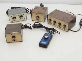 A group of model railway controllers by GAUGEMASTER and ON-TRACK - G (unboxed) (5)