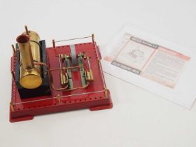 An unboxed MAMOD SE3 stationary steam engine - G/VG (unboxed)