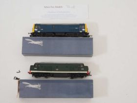 A pair of SILVER FOX MODELS OO gauge resin bodied locomotives comprising a Class 23 'Baby Deltic'