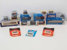 A group of N gauge rolling stock comprising carriages and wagons by DAPOL and PECO together with a