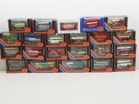 A group of EFE 1:76 scale diecast buses in mixed liveries - VG in G/VG boxes (22)
