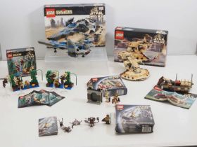 STAR WARS LEGO - A group of 1999 issued sets comprising: 7121 X 2 Naboo Swamp (1 x complete with