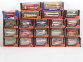 A group of EFE 1:76 scale diecast buses in mixed liveries - VG in G/VG boxes (21)