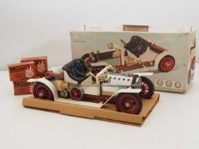 A MAMOD live steam Roadster car in original box - appears complete and with extra fuel tablets - G/