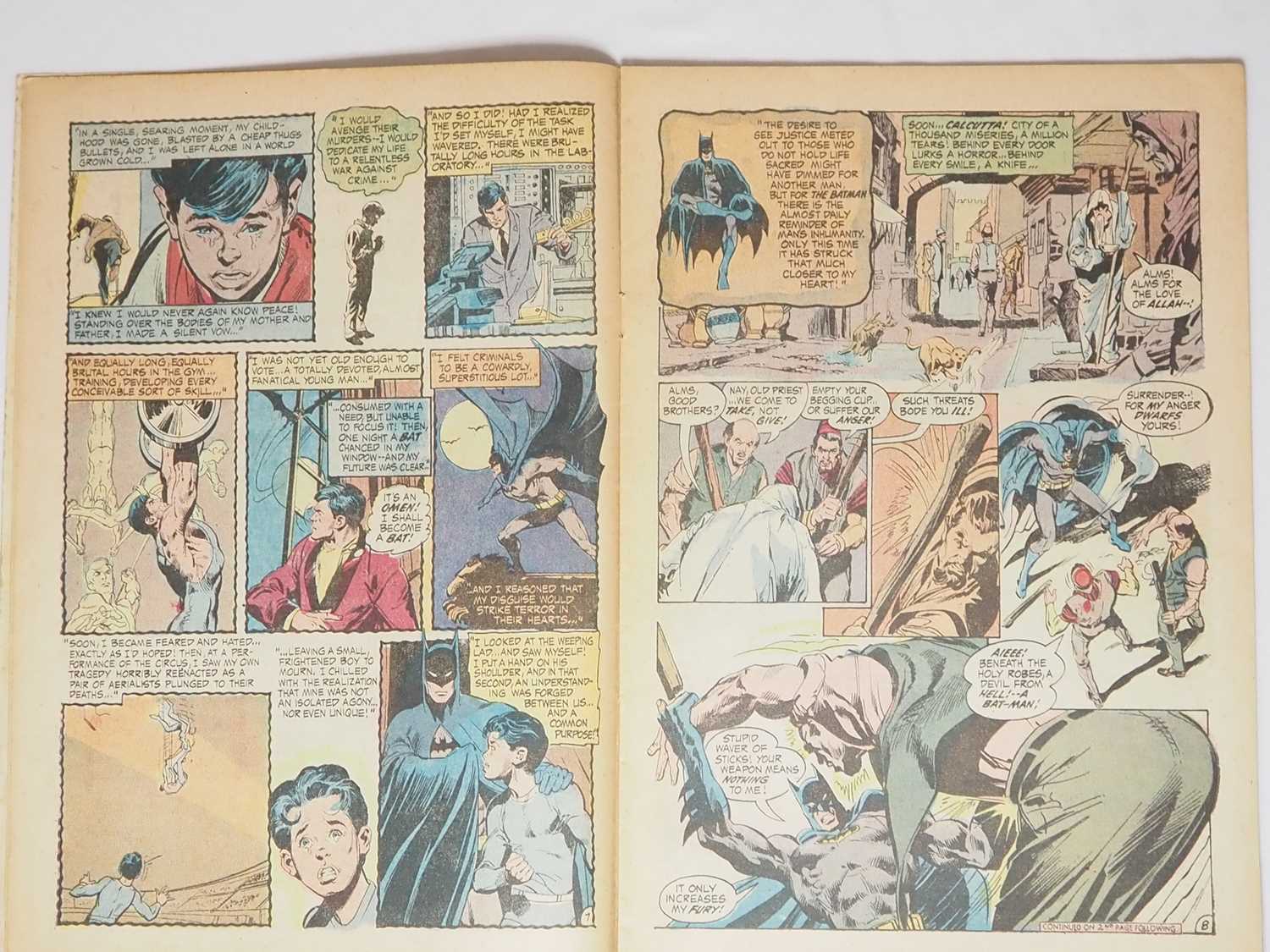 BATMAN #232 (1971 - DC) - The first appearance of Ra's al Ghul & the ...