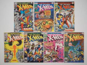 UNCANNY X-MEN #122, 123, 124, 125, 126, 127, 128 (7 in Lot) - (1979 - MARVEL - US & UK Price