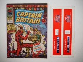 CAPTAIN BRITAIN #2 - (1976 - BRITISH MARVEL) - Dated October 20th - FREE GIFT INCLUDED - Second