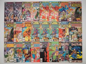 DAZZLER #1(x2), 2, 3, 4(x2), 5, 6(x2), 7, 8, 11(x3), 12, 13, 14, 15, 23, 24, 25, 40, 41, 42 (24 in